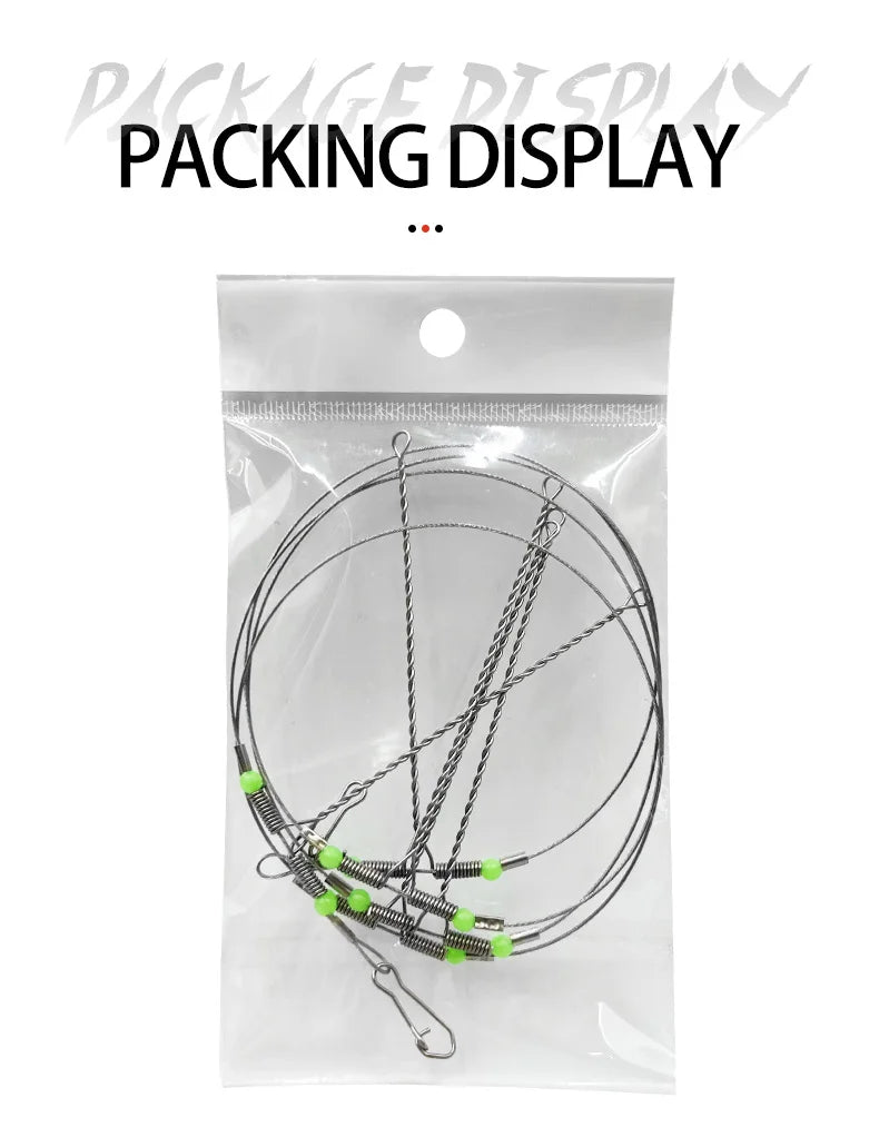 10 PCS fishing accessories Stainless Steel Fishing