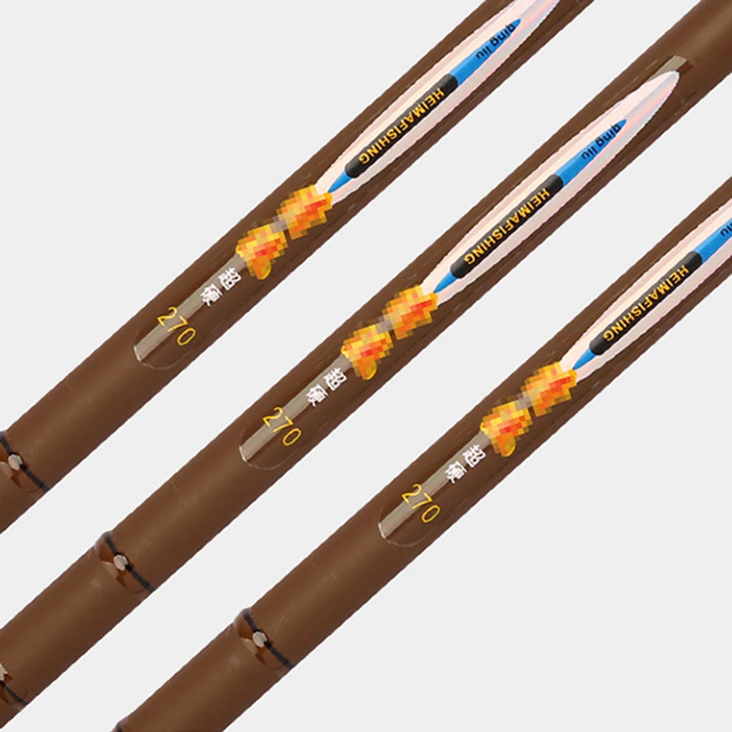 Portable Telescopic Fishing Rod with Solid Rod Tip