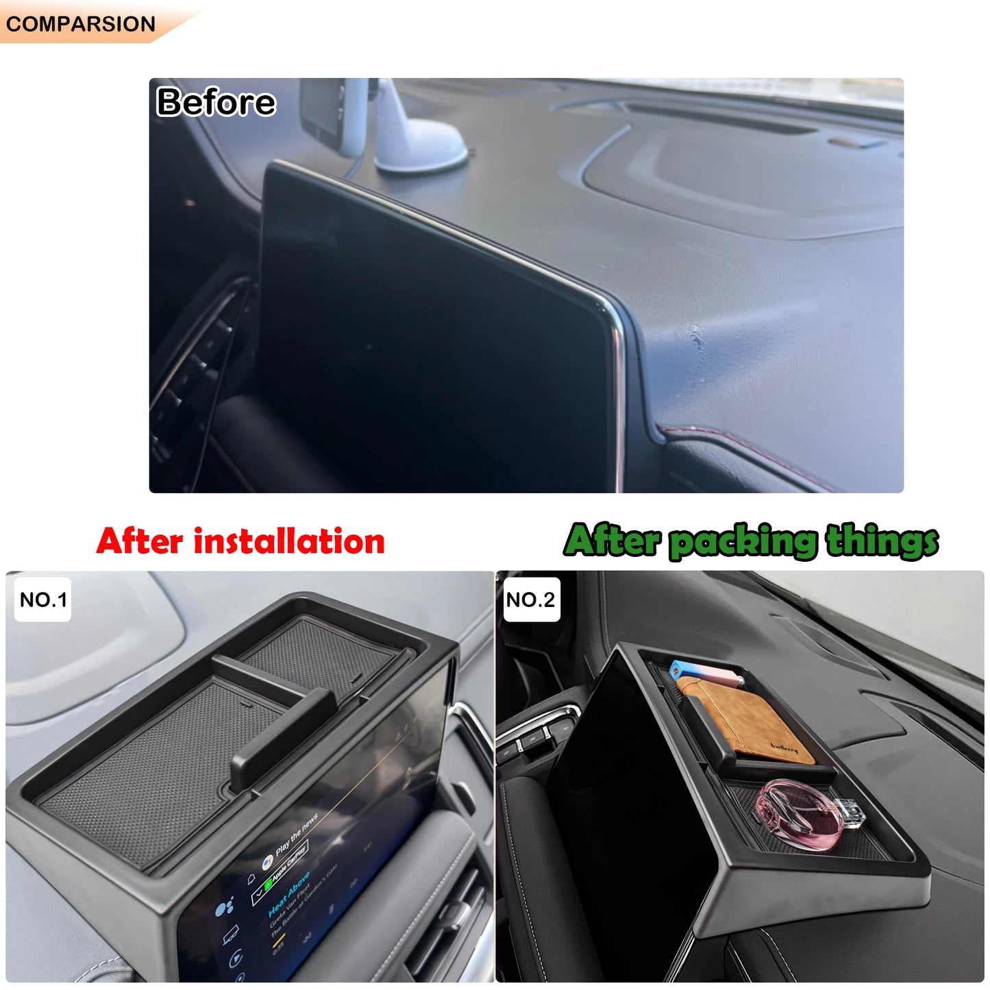 Dashboard Tray Organizer Compatible with GMC