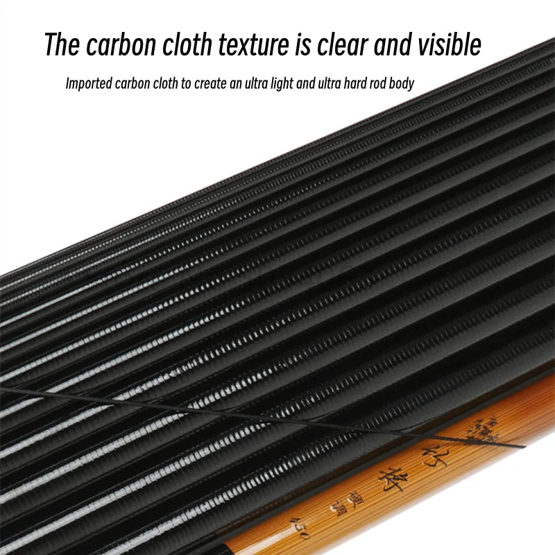 Telescopic Fishing Rod Ultralight Super Hard Carbon Fiber