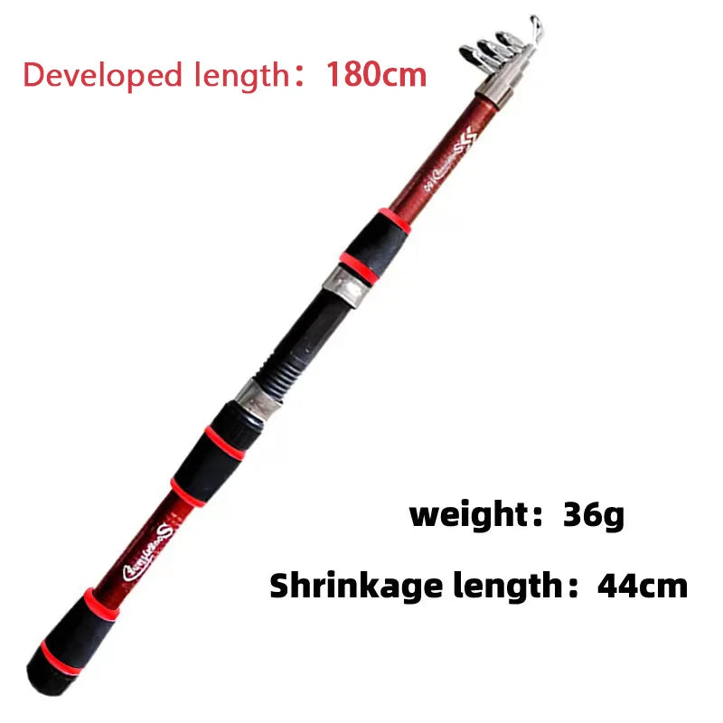 Fishing Pole Set Full Kits With Telescopic Fishing