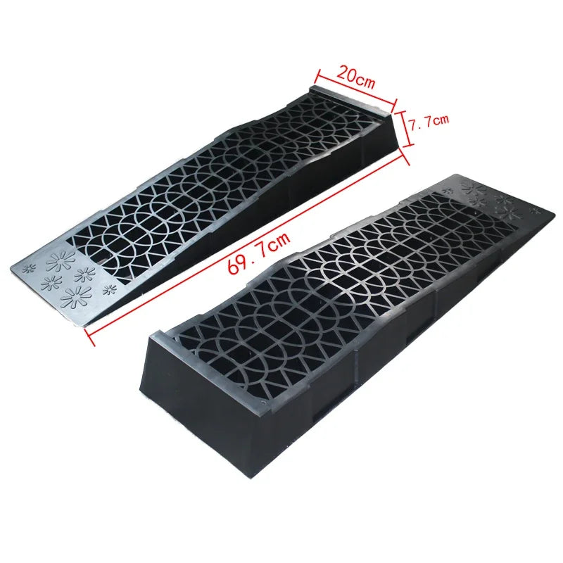 5000KG Capacity Heavy Duty Car Ramps 70cm Plastic Portable