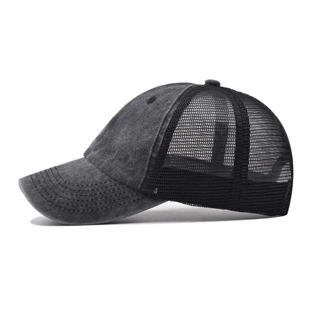 UV Protection Sport Hat Washed Cotton Baseball Cap
