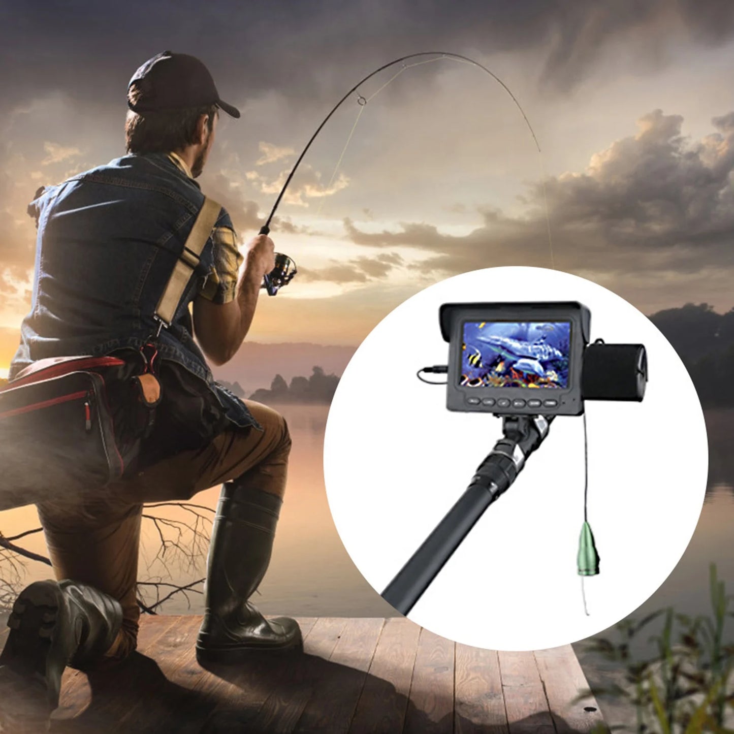 4.3" HD Underwater Visual