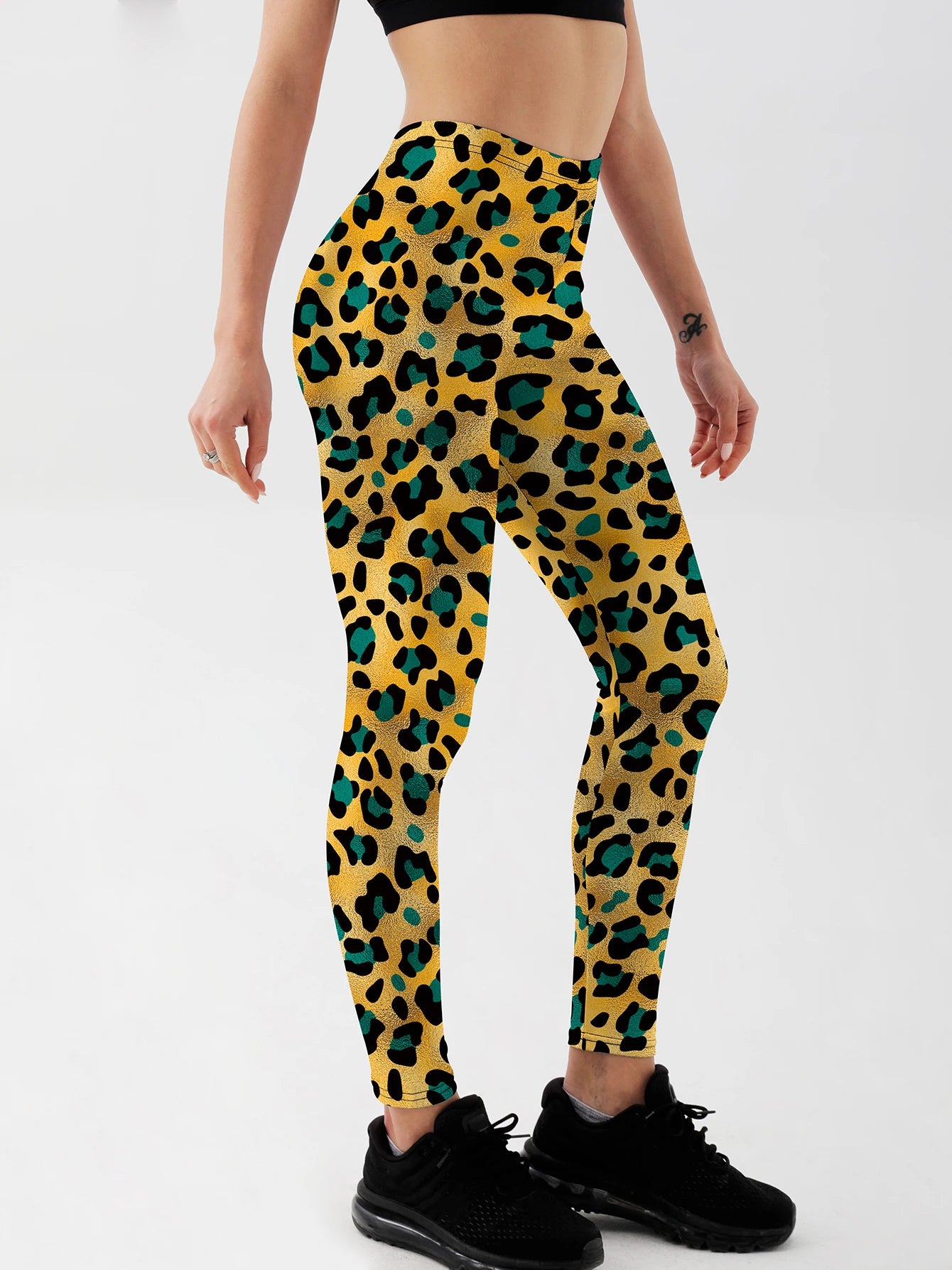 Women Leopard Printed Leggings For Fitness
