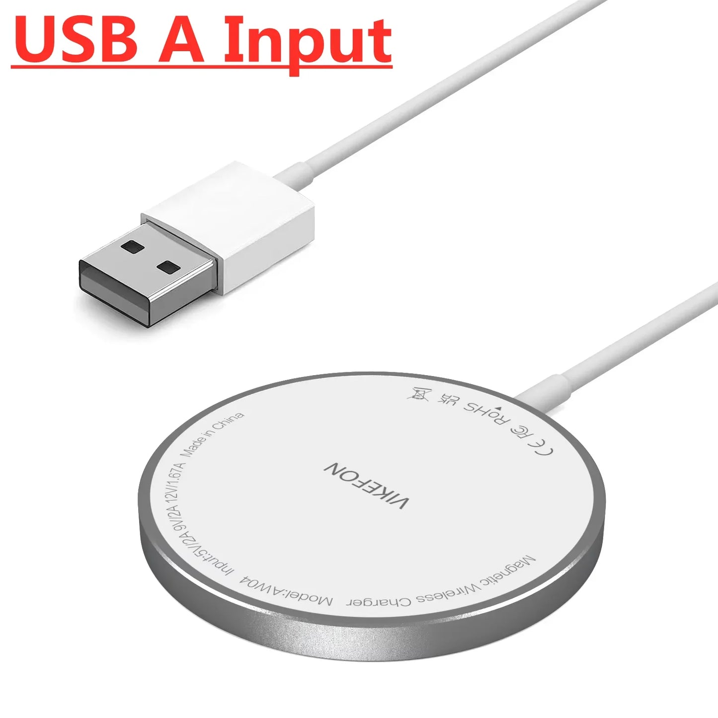 30W magnetische draadloze oplader PD Type C USB