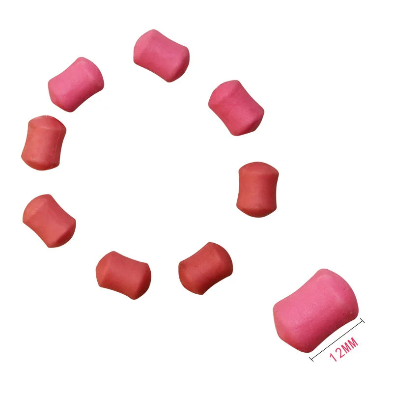 8Pcs/Pack 12mm Carp Fishing Bait Slow Sinking Dumbells Bait Fruity