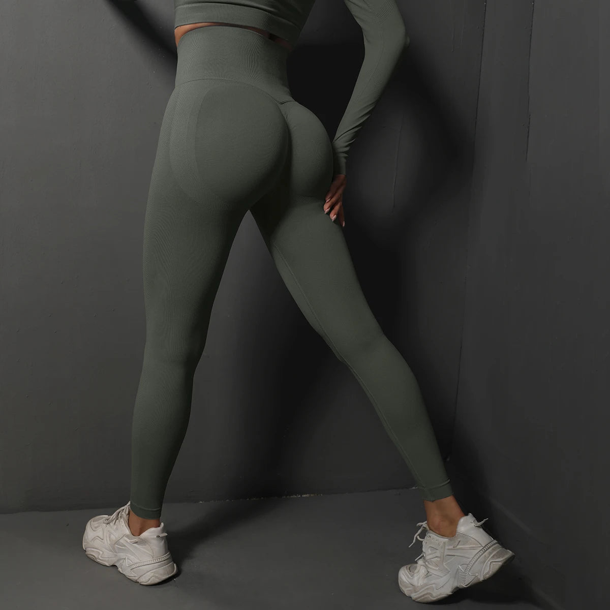 Naadloze gymleggings voor dames, yogabroeken,