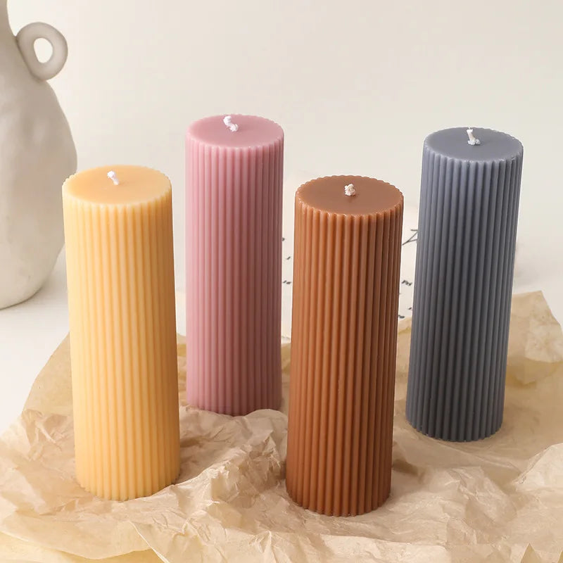 Pillar Candles Cylindrical gear candle household