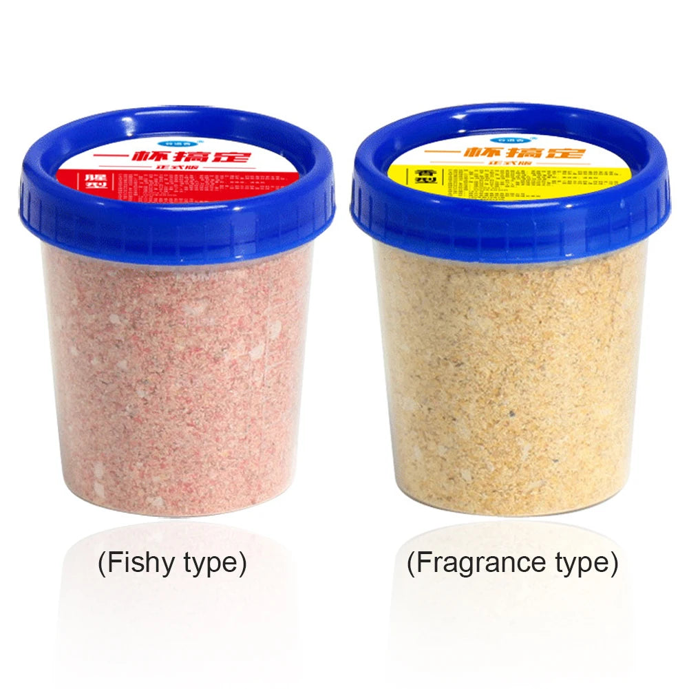 Comprehensive Fishing Bait Carp Grass Carp Crucian Efficient Attraction Stir Powdery Lure Fishing Attractant Fishing Powder Bait