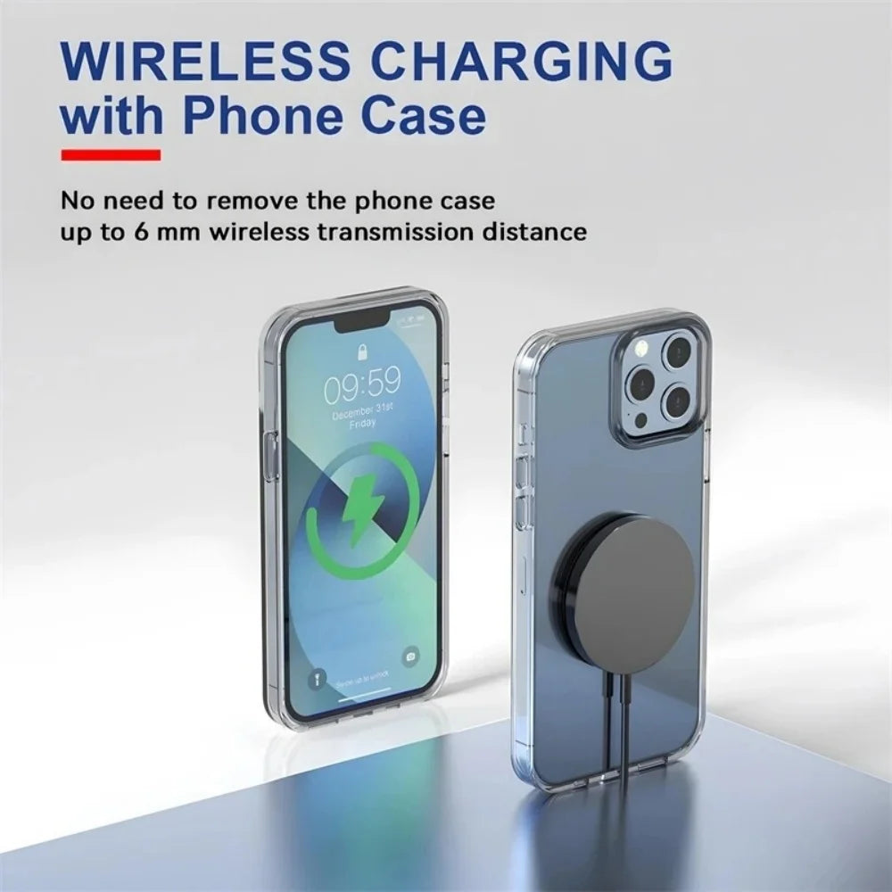 30w Magnetic Wireless Charger Pad for Macsafe iPhone 15 14 13 12 Pro