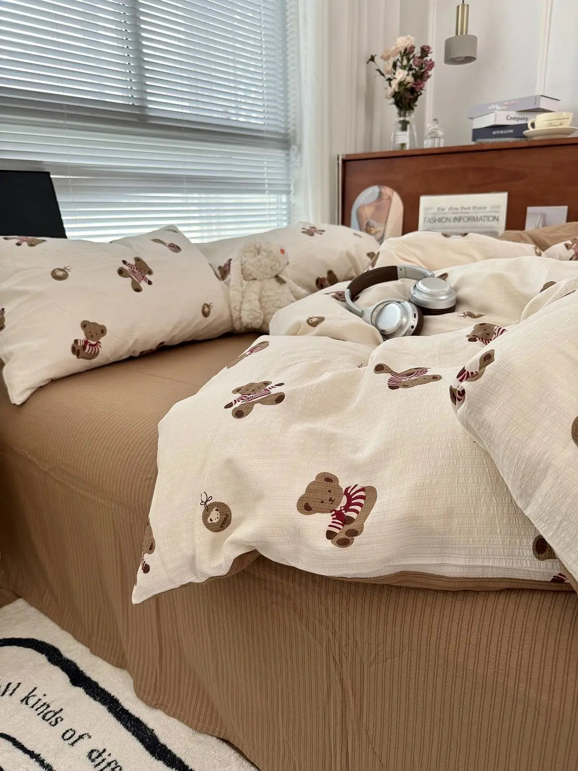 Duvet Cover Set A-class Ultra Soft Jacquard Double-layer Yarn