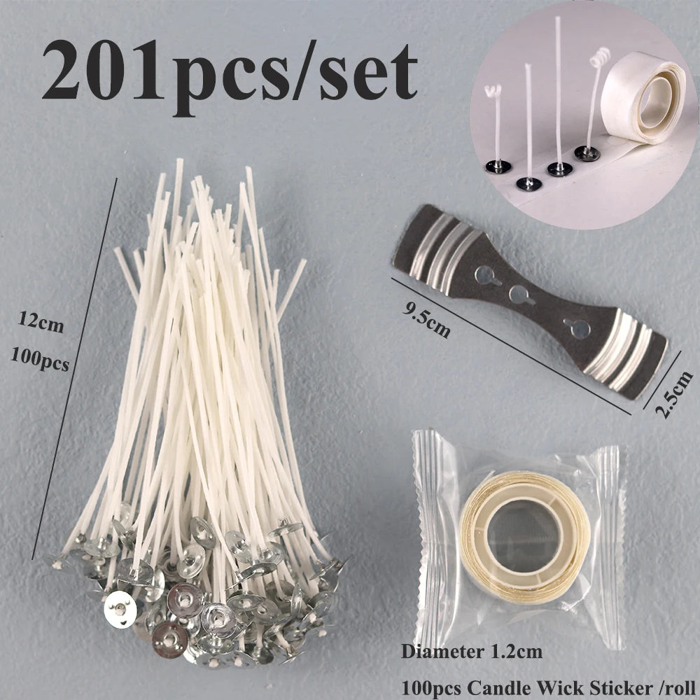 Smokeless Candle Wicks 2.6-20cm Pre-Waxed