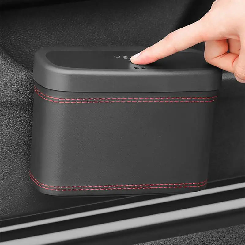 Car Door Trash Can Small Automatic Portable Trash Can