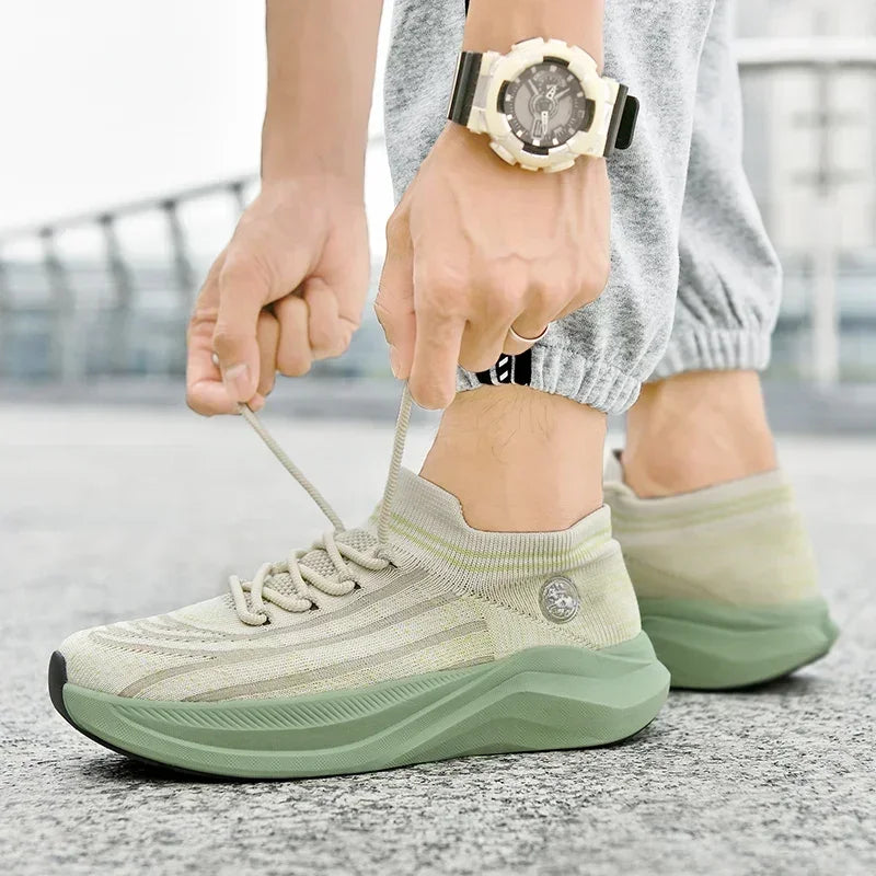 Sports Shoes for Men Fashionable Breathable Comfortable Thick Soled