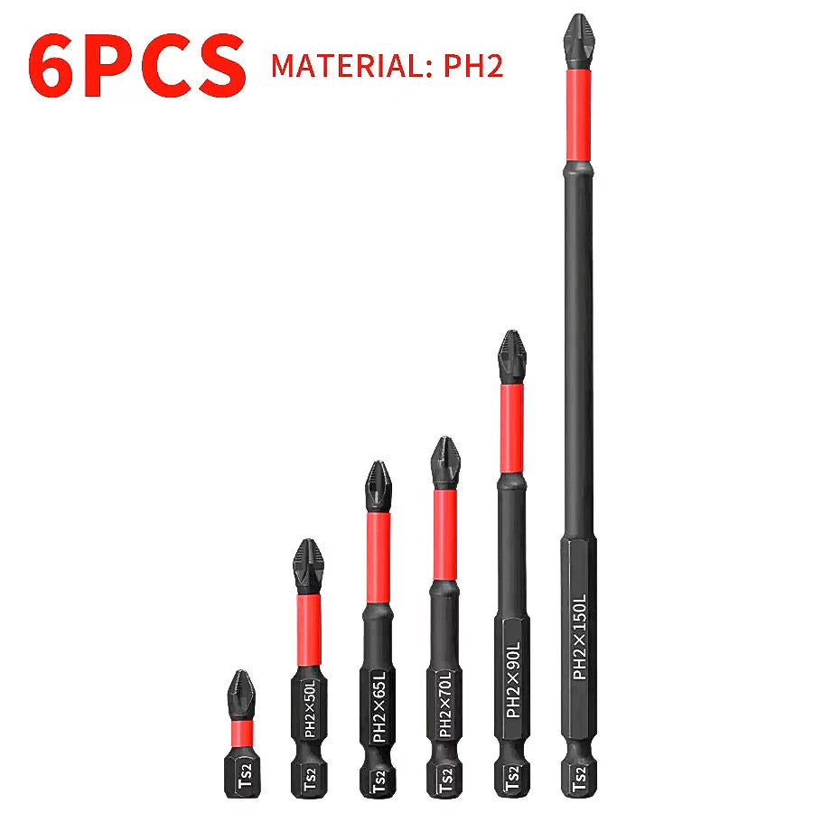 5/12 Pcs Magnetic Screwdriver Bits Non-slip Shockproof