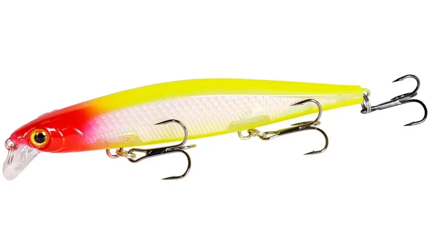 Fishing Lures 11cm 12.5g Sinking Minnow Wobblers Plastic Artificial Baits With 3 Hook For Bass Pike Carp Swimbait Fishing Tackle