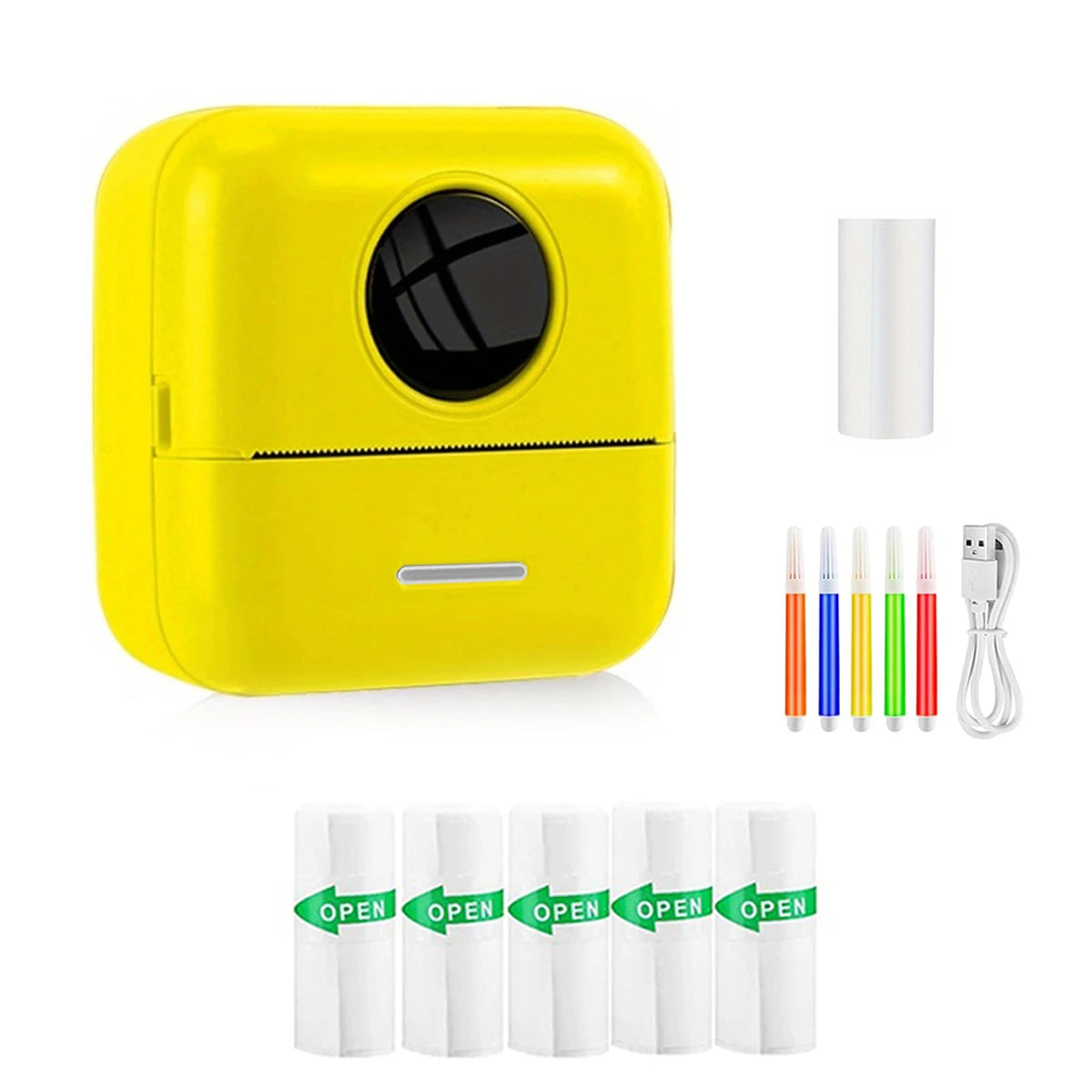Mini Printer, Inkless Sticker Maker,
