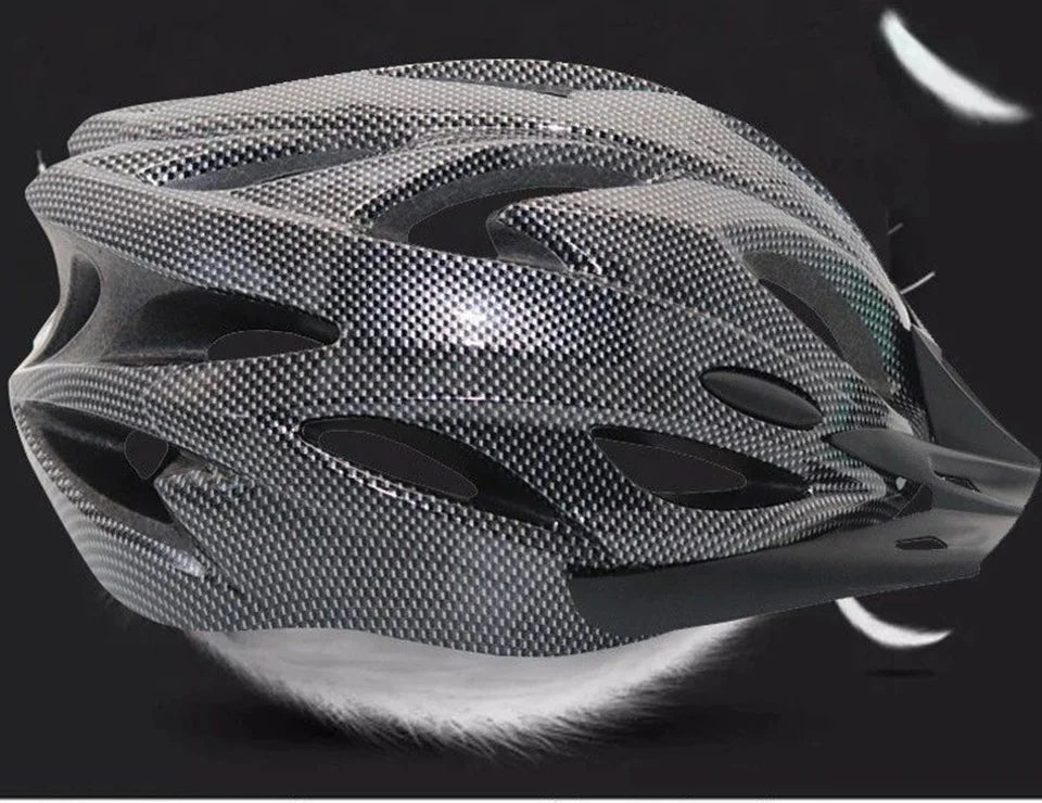 Fietshelm Comfort Voering Lichtgewicht Vezeltextuur Helm