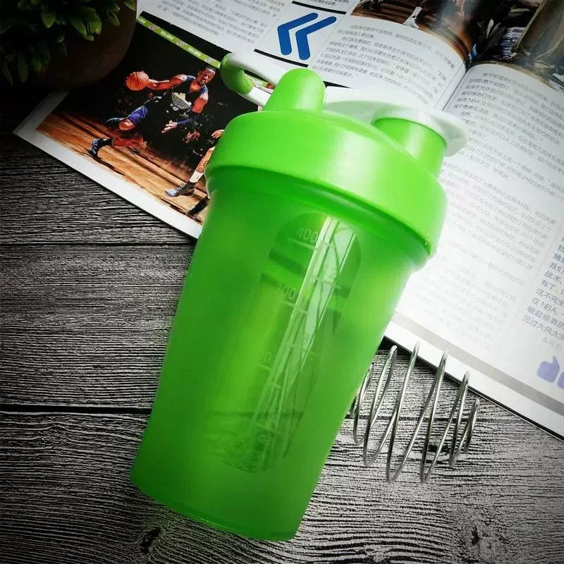 Sport Shaker Bottle 400ML Whey Protein Powder Mixing Bottle