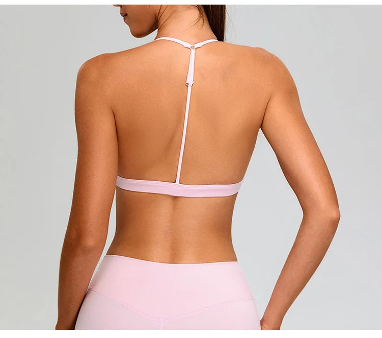 Sports Bra for Women Fitness Top Push Up Sport Bra Backless