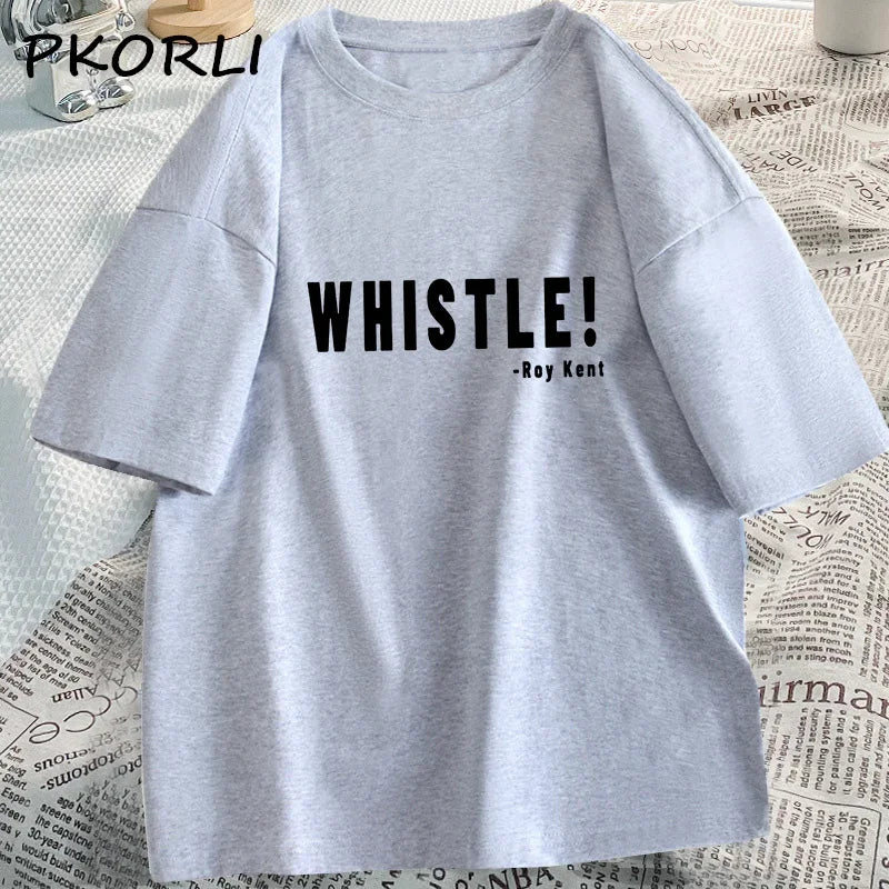 Whistle Roy Kent T Shirt Women Men Funny Ted Lassso