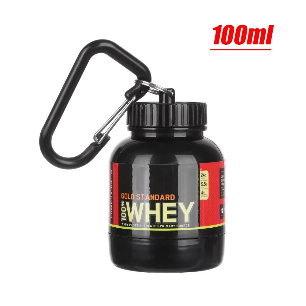 100ML Outdoor Sport Mini Portable Protein Container
