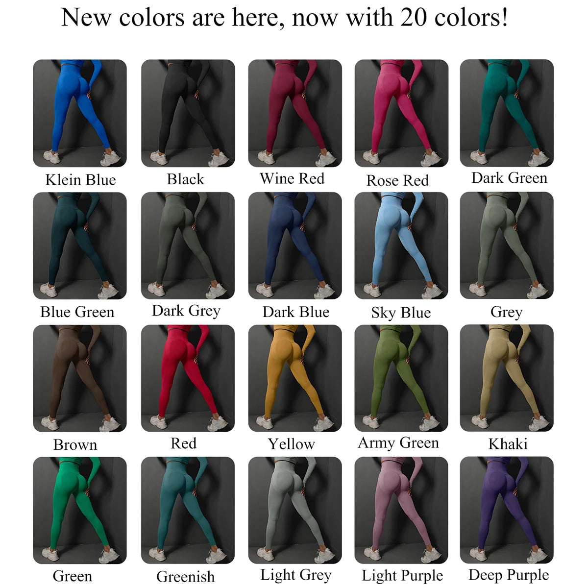 Naadloze gymleggings voor dames, yogabroeken,