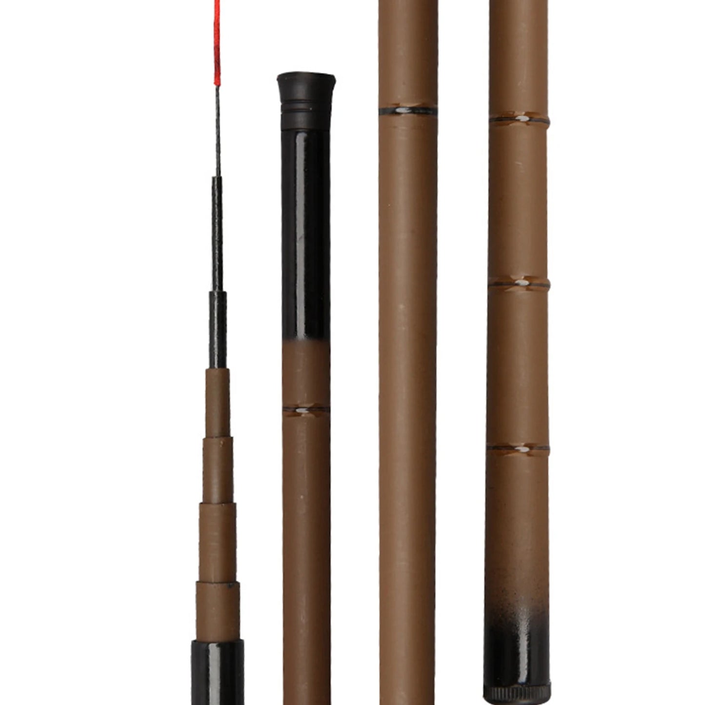 Portable Telescopic Fishing Rod with Solid Rod Tip