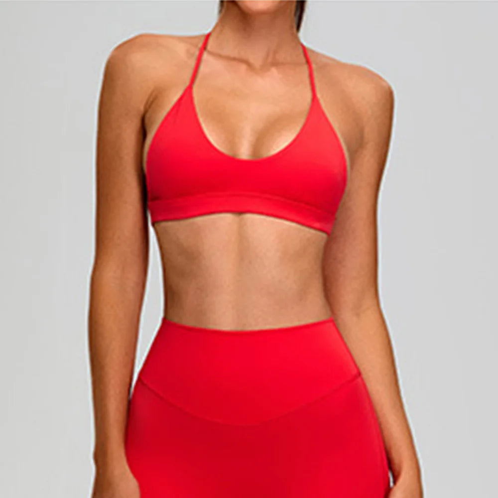 Sports Bra for Women Fitness Top Push Up Sport Bra Backless