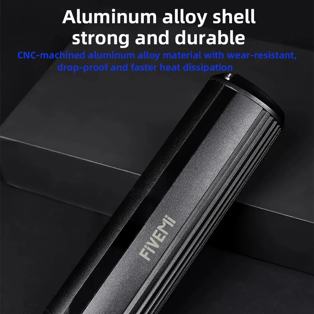 Fivemi Bicycle Light Front High Lumen Bike Lights 8000mAh Power Bank
