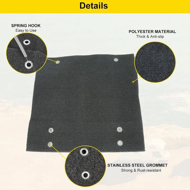 RV Step Covers Non-Slip Stair Rugs Cover Wrap Carpet Step