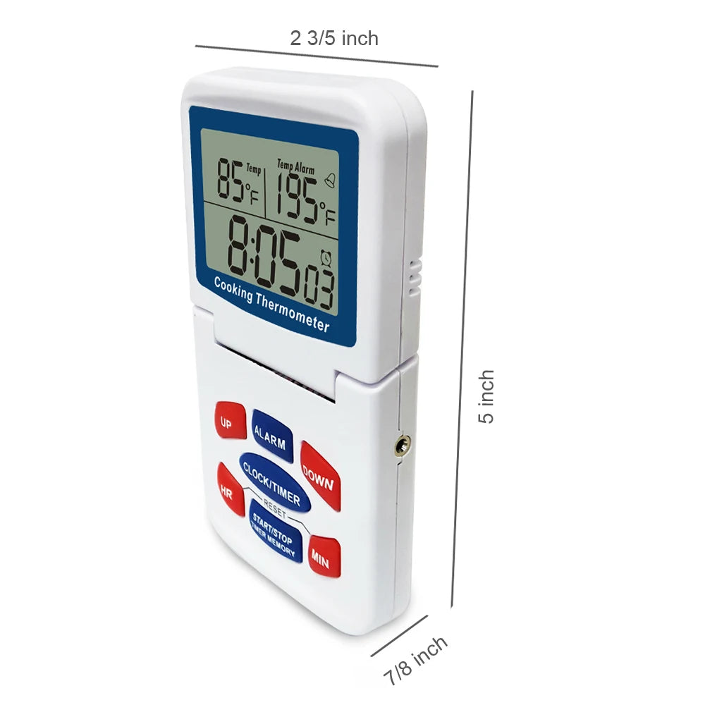 Wireless Meat Food Thermometer for Cooking Oven Grill BBQ Steak Turkey