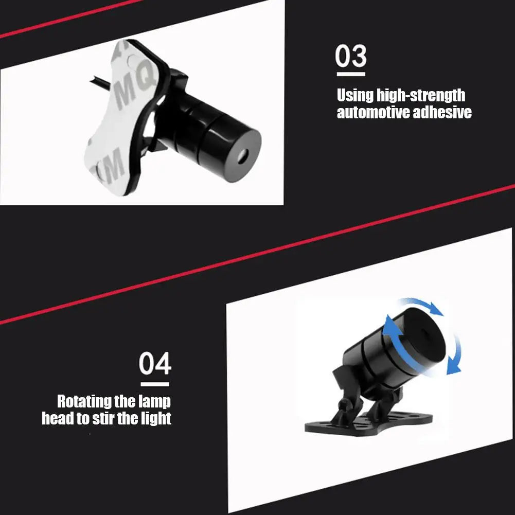 Car Decoration Lamp Auto Motorcycle Laser Fog Lights