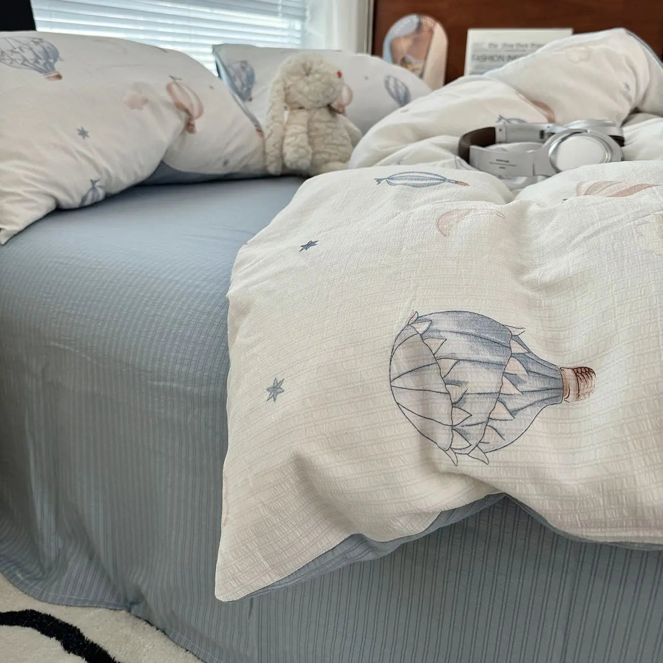 Duvet Cover Set A-class Ultra Soft Jacquard Double-layer Yarn