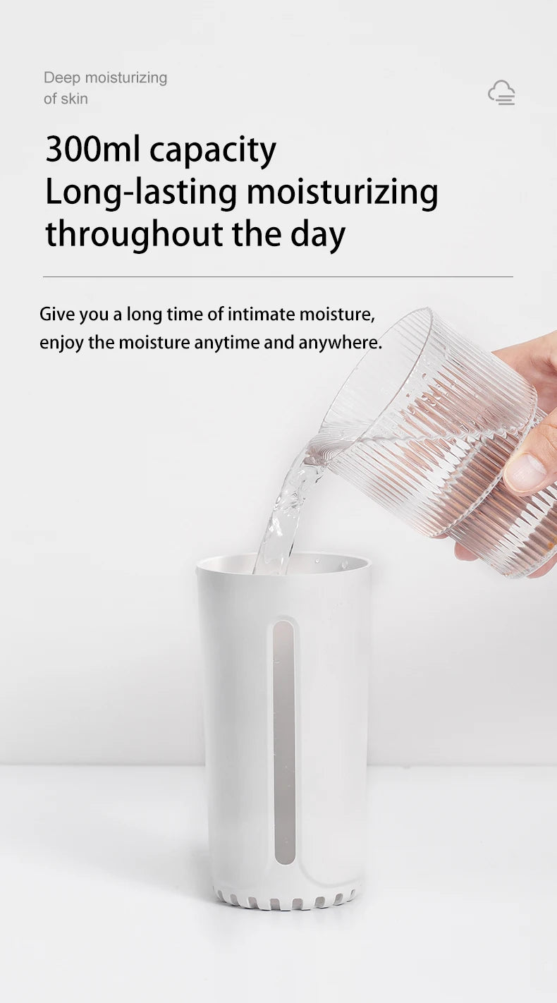 Draadloze autoluchtbevochtiger, draagbaar, 300 ml of USB-diffuser,
