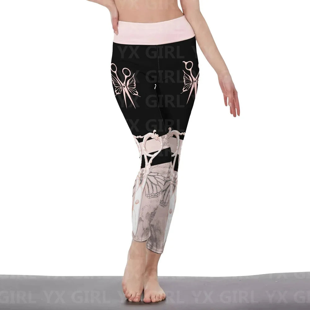 Hairstylist Leggings Hairdressing Clothes