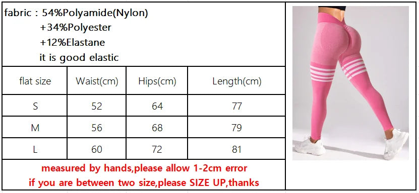 Women's V-back leggings for butt lifts,