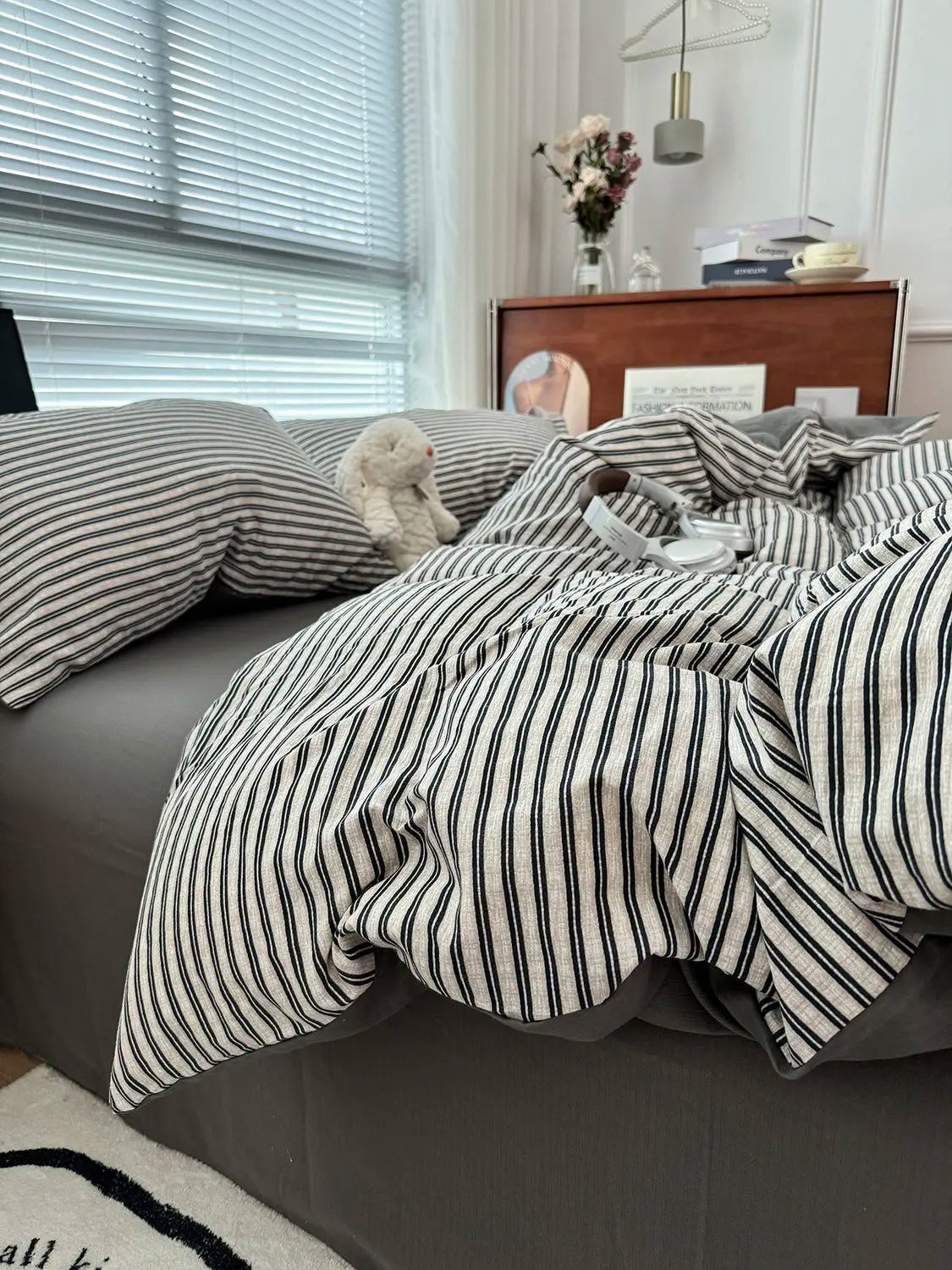 Duvet Cover Set A-class Ultra Soft Jacquard Double-layer Yarn
