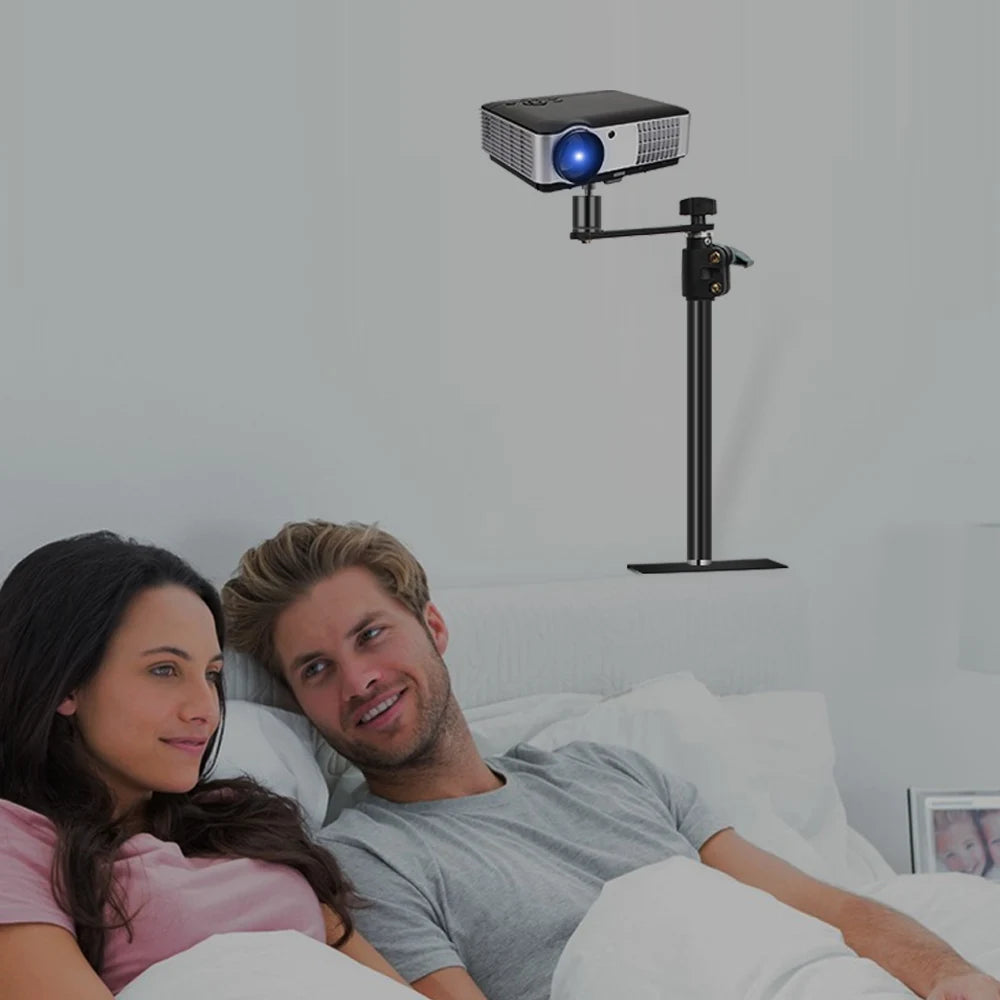 SH Adjustable Table Frosted Light Stand,Desk Mount Stand With Standard 1/4