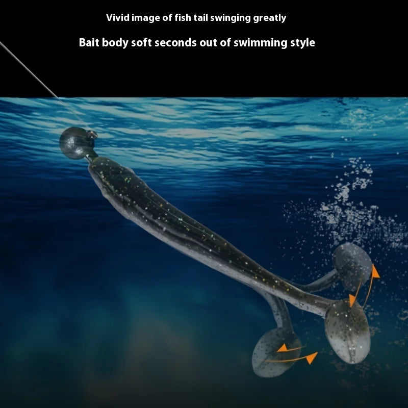 Set of 35 soft bait fishing lures