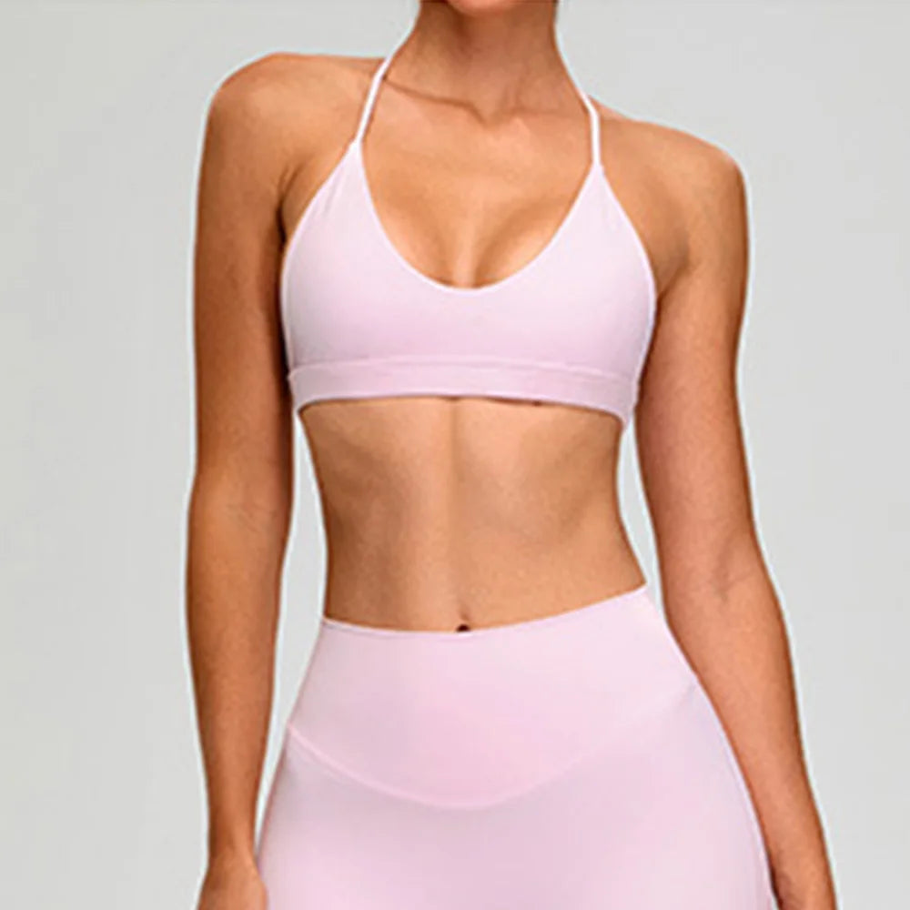 Sports Bra for Women Fitness Top Push Up Sport Bra Backless