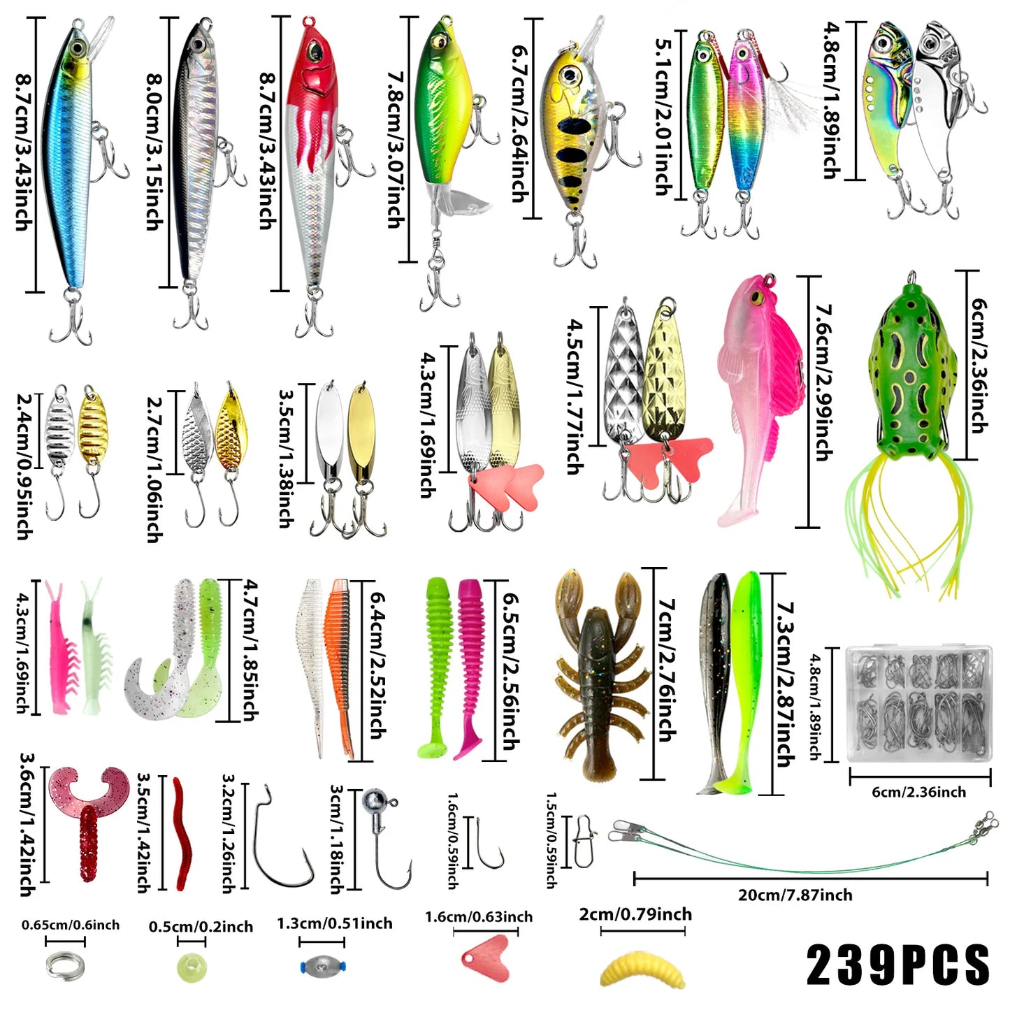 Fishing 26/60/83/122/239/409/410pcs