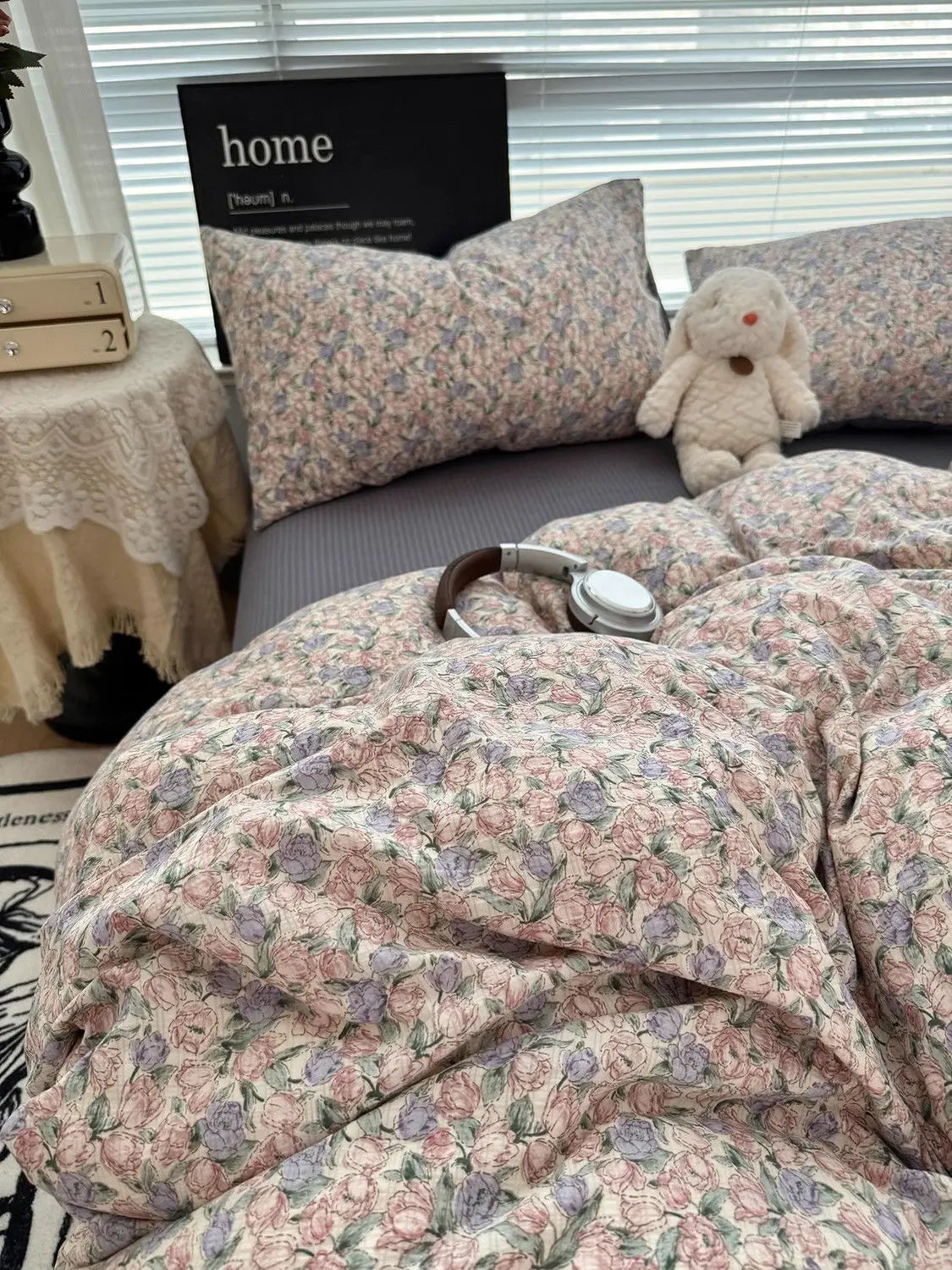 Duvet Cover Set A-class Ultra Soft Jacquard Double-layer Yarn