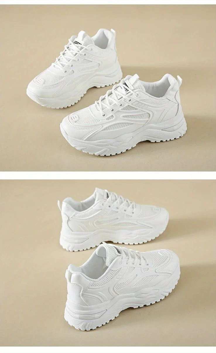 Sneakers Shoes for Women Sports Woman Footwear High on Platform