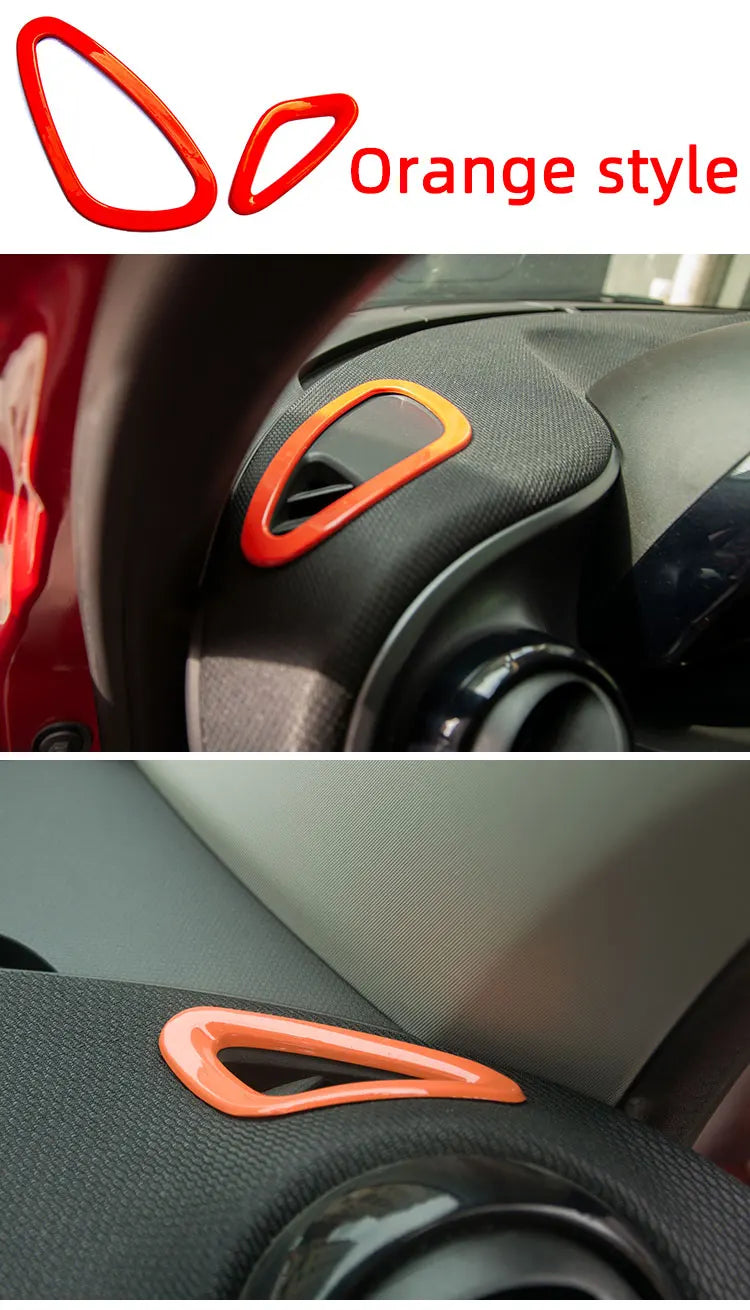 Dashboard Air Outlet Decoration Frame Car Stickers For Mercedes