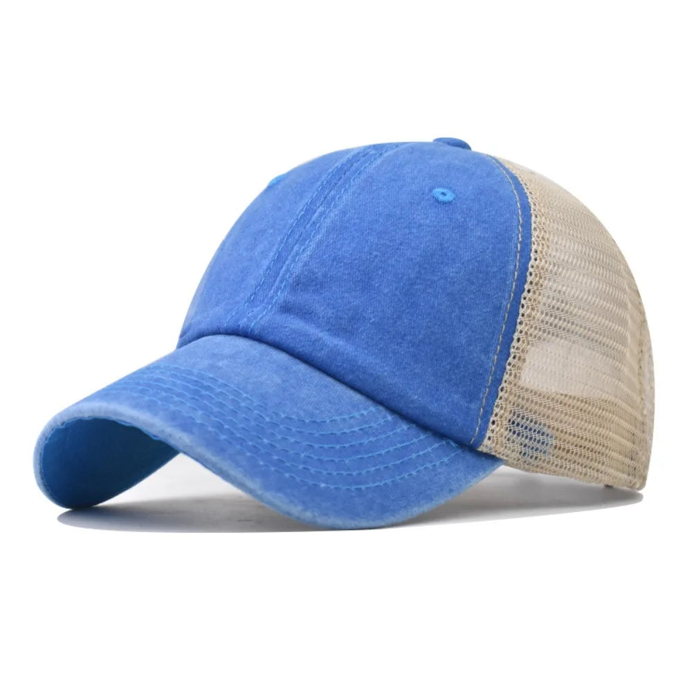 UV Protection Sport Hat Washed Cotton Baseball Cap