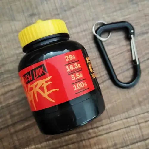 Portable Protein Powder Container Pill Organizer