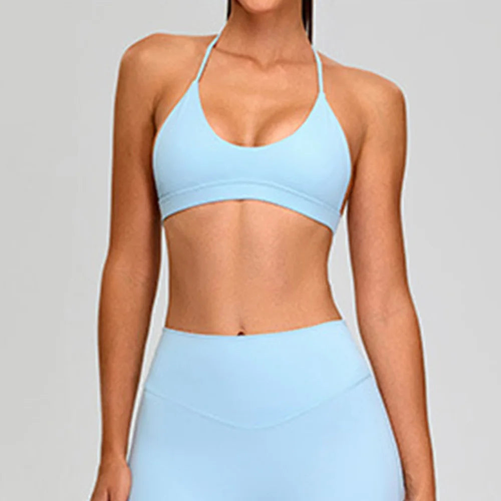 Sports Bra for Women Fitness Top Push Up Sport Bra Backless