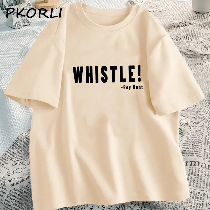 Whistle Roy Kent T Shirt Women Men Funny Ted Lassso